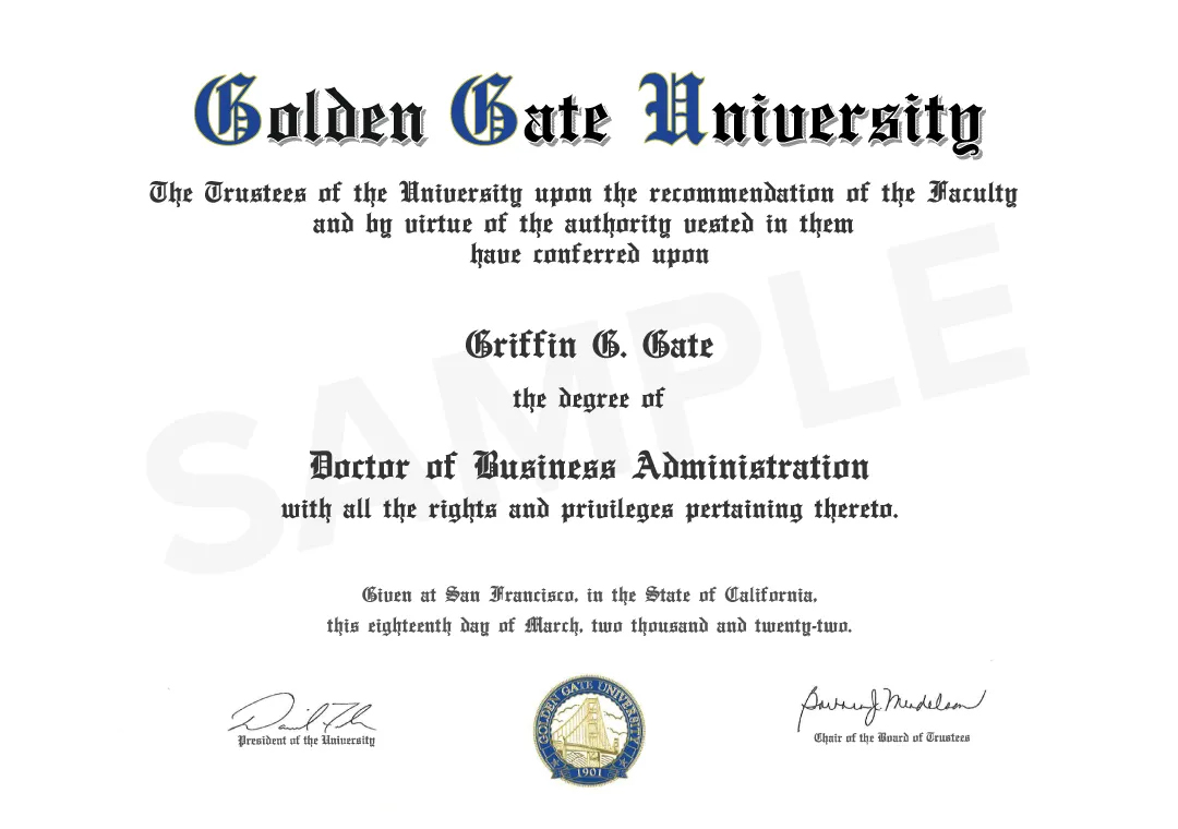 GGU-DBA-Certificate